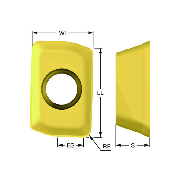 サンドビック（株） コロミル MS20チップ MS20-10T コロミル　ＭＳ２０チップ　【Ｃ】 MS20-10T308M-M20 1230