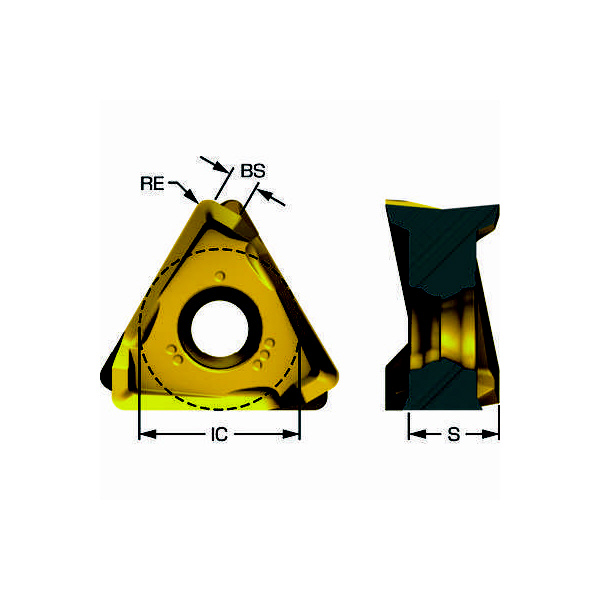 サンドビック（株） コロミルMS60 チップ MS60 コロミルＭＳ６０　チップ　【Ｃ】 MS60-11T304M-L50 1220