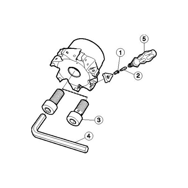 サンドビック（株） コロミルMS60 肩削りカッター MS60 コロミルＭＳ６０　肩削りカッター　【Ｆ】 MS60-R040Q16-11M