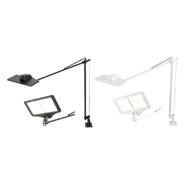 （株）カネカ OLEDデスクライト 2灯タイプ 有機ＥＬデスクライト２灯白（電球） LEX-3102WH