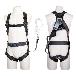 藤井電工（株） フルハーネス型墜落制止用器具セット品 コアハーネスシングルランヤード付(ワンハンドリトラ) 墜落制止用器具フルハーネス型ランヤード付 TH-502-OH93SV-OT-DG-L-R23-BX