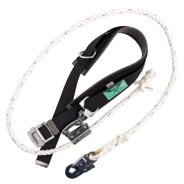 藤井電工（株） ワークポジショニング用器具セット品 胴ベルト+補助ベルト+胴綱 柱上作業専用 ワークポジショニング用器具 WP-FC-11-BLK-M-JAN-BP