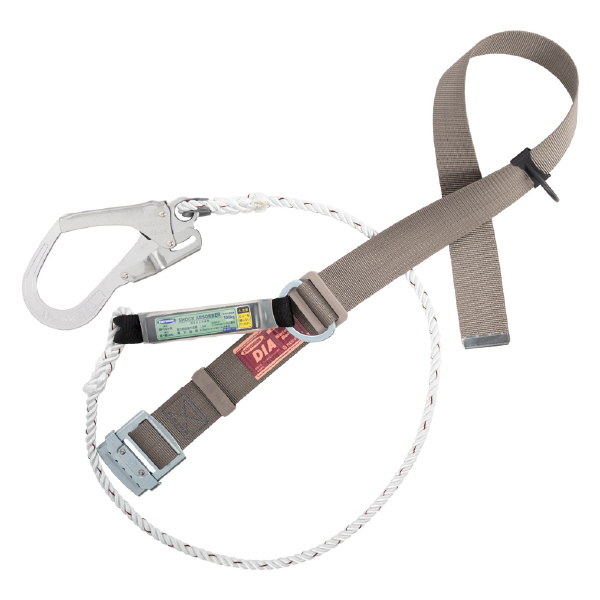 藤井電工（株） 胴ベルト型墜落制止用器具 シングルランヤード ロープ式(最安価品) 墜落制止用器具　胴ベルト型 TB-DIA-599-SL1-M-JAN-BP