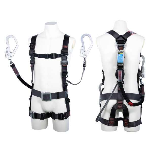 藤井電工（株） 飛燕ハーネス 胴ベルト付き ツヨロン　飛燕ハーネス　胴ベルト付き TH-506-OHNV93SV-OT-DG-S-2R23BX