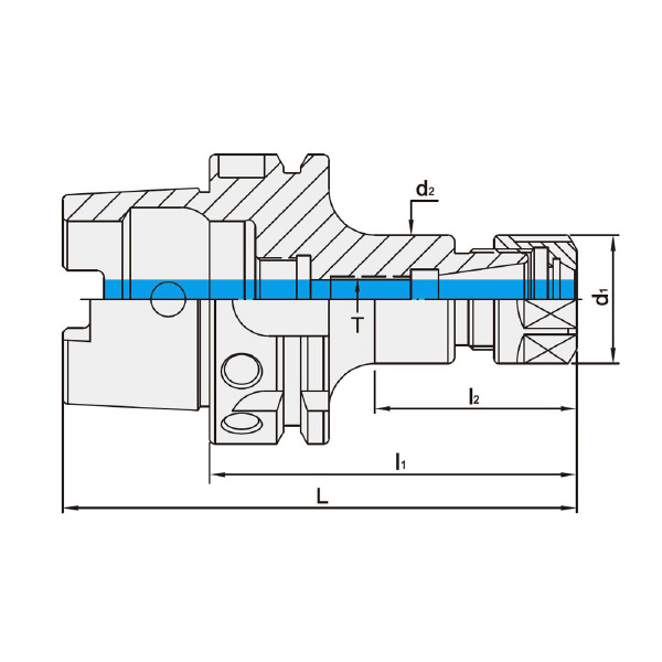 （株）ムラキ SYIC ER バリューチャック HSK ＨＳＫ６３ＡｘＥＲ４０－１００（２６） 5073-110-040-100