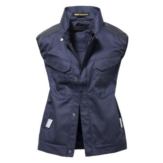 日新被服（株） YZ5392 空冷ベスト ネイビー YZ5392-34 ＹＺ５３９２　空冷ベスト　ネイビー YZ5392-02-5L ﾈｲﾋﾞｰ