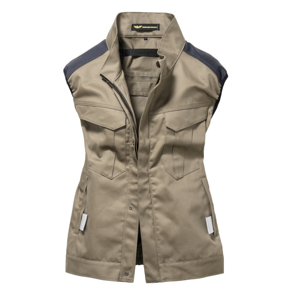 日新被服（株） YZ5392 空冷ベスト モカ YZ5392-02 ＹＺ５３９２　空冷ベスト　モカ YZ5392-34-5L ﾓｶ