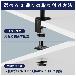 （株）キングジム モニターアーム ARM モニターアーム（１面４軸タイプ）Ｎ ARM120N-BK