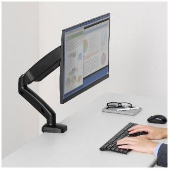 （株）キングジム モニターアーム ARM モニターアーム（１面３軸タイプ）Ｎ ARM130N-BK