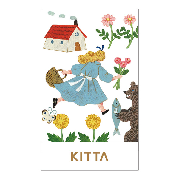 （株）キングジム キッタスペシャル 切手風シール キッタスペシャル（モリノアサ） KITPP007