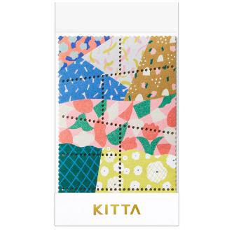 （株）キングジム キッタスペシャル 切手風シール キッタスペシャル（パッチワーク） KITPP010