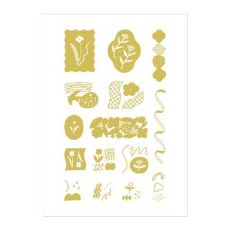 （株）キングジム キッタスペシャル 転写フレークシール キッタフレーク（ハナウタ） KITF003