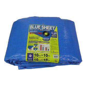 （株）ユタカメイク ブルーシート ＃3000 ハトメ・プラスチック ＃３０００　ＢＬＵＥ　ＳＨＥＥＴ BLS-18