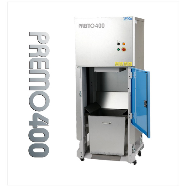 （株）エルコム 小型ゴミ圧縮機プレモ 袋詰め圧縮タイプ プレモ４００ＳＢ（９０Ｌ袋掛けタイプ） P400SB-B90