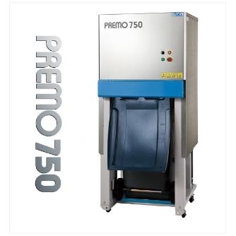 （株）エルコム 小型ゴミ圧縮機プレモ コンテナ圧縮タイプ プレモ７５０ＰＣ　２４０Ｌポリコンテナ入 P750PC-B240