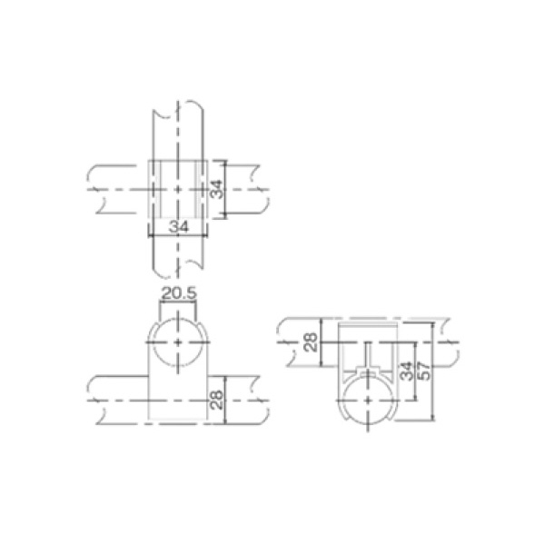 ＴＭＥＨジャパン（株） プラスティックジョイント GAP プラスティックジョイント　ブラック GAP-16-BK