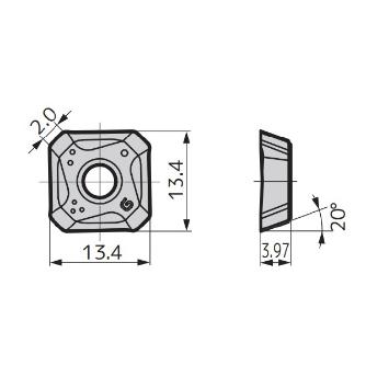住友電気工業（株） カッタチップ SEMT-L カッタチップ SEMT13T3AGSR-L ACS3000