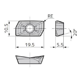 住友電気工業（株） カッタチップ AOMT-L カッタチップ AOMT170508PEER-L ACS2500