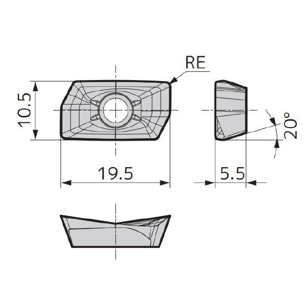 住友電気工業（株） カッタチップ AOMT-L カッタチップ AOMT170508PEER-L ACS2500