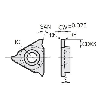 住友電気工業（株） SEC－溝入れバイト インサート TGAR ＳＥＣ－溝入れバイト　インサート TGAR3100 AC1135U