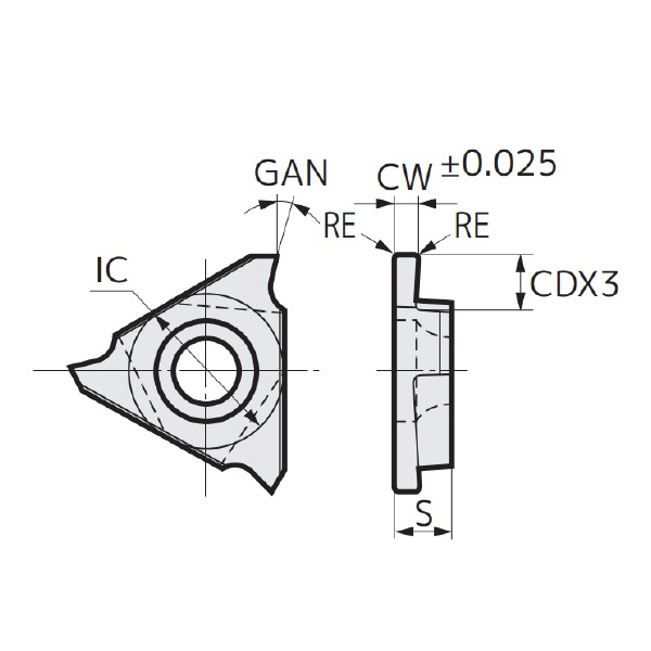 住友電気工業（株） SEC－溝入れバイト インサート TGAR ＳＥＣ－溝入れバイト　インサート TGAR3100 AC1135U