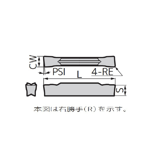 住友電気工業（株） SEC－溝入れバイト インサート GCMR-CG ＳＥＣ－溝入れバイト　インサート GCMR2002-CG-05 AC1135U