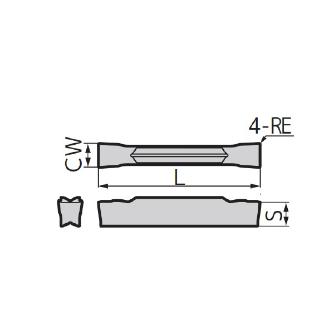 住友電気工業（株） SEC－溝入れバイト インサート GCMN-GL ＳＥＣ－溝入れバイト　インサート GCMN3004-GL AC1135U