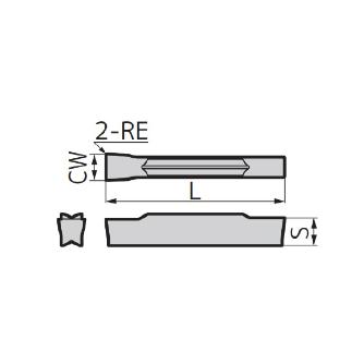 住友電気工業（株） SEC－溝入れバイト インサート GCMN-GF1 ＳＥＣ－溝入れバイト　インサート GCMN3002-GF1 AC1135U