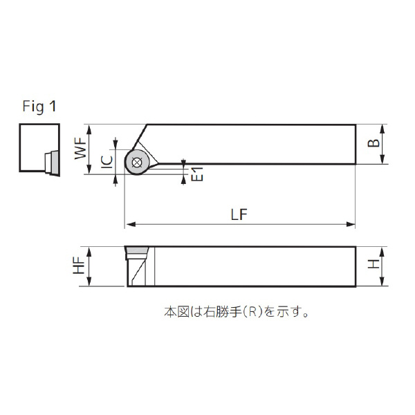 住友電気工業（株） SEC－外径バイト ホルダ SRGC ＳＥＣ－外径バイト　ホルダ SRGCR2525M08