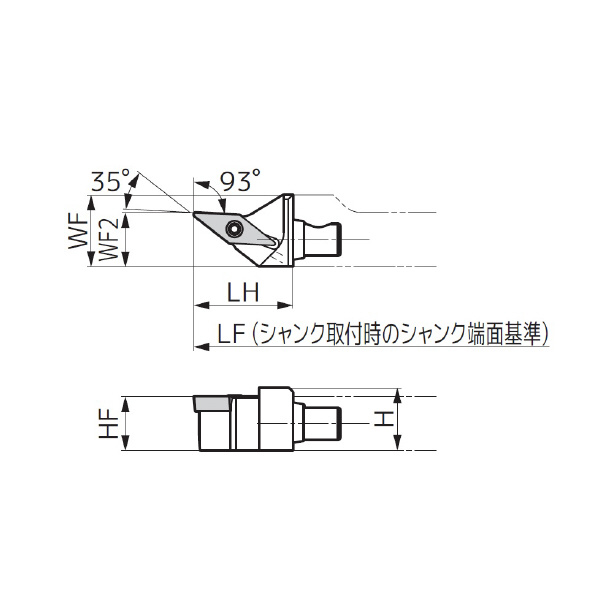住友電気工業（株） クイックチェンジホルダ ヘッド APM12 クイックチェンジホルダ　ヘッド APM12-SVJCR12-1103J