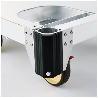 （株）ピカコーポレイション アルミ台車 タフキャリー CAF アルミ台車　タフキャリー CAF-K6B