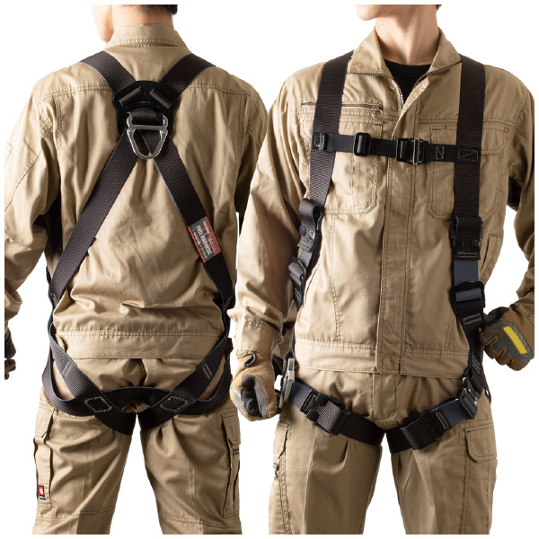 藤井電工（株） 墜落制止用器具 フルハーネス型(腿ベルトV型) TH-508-OT 墜落制止用器具　フルハーネス型 TH-508-OT-BKSL-M-JAN-BX