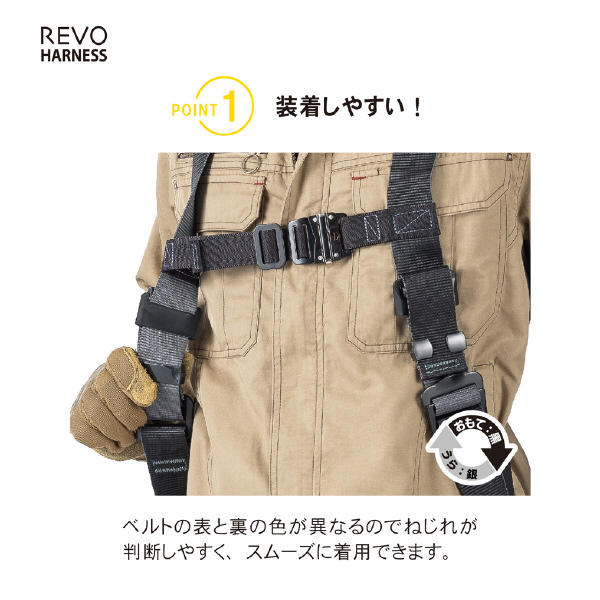 藤井電工（株） 墜落制止用器具 フルハーネス型(腿ベルト水平型) TH-508H-OT 墜落制止用器具　フルハーネス型 TH-508H-OT-BKSL-L-JAN-BX