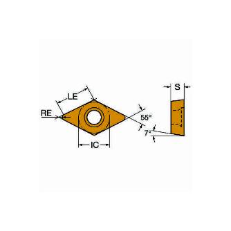サンドビック（株） コロターン107 チップ DCMX コロターン１０７　チップ　【Ｃ】 DCMX 11 T3 04-WF 1625