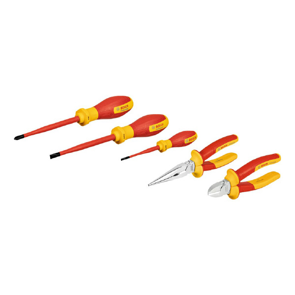 ボッシュ（株） 絶縁ハンドツール セット 絶縁ハンドツール５種セット 1600A02NG2