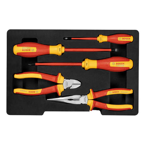 ボッシュ（株） 絶縁ハンドツール セット 絶縁ハンドツール５種セット 1600A02NG2