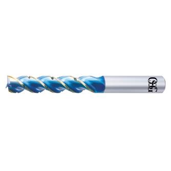 オーエスジー（株） 非鉄用DLCコート3枚刃超硬エンドミルロング形 AE-TL-N 非鉄用ＤＬＣ３刃超硬エンドミルロング形 AE-TL-N 10X30-N