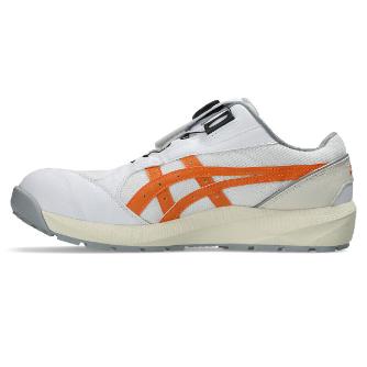 アシックスジャパン（株） 安全靴・作業靴 ウィンジョブ CP229 1273A123 ホワイト×サンピーチ ＷＩＮＪＯＢ　ＣＰ２２９　ＢＯＡ 1273A123.100 26.0 (CP229)