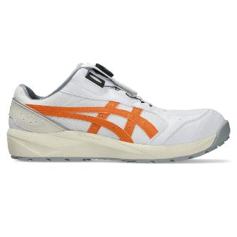 アシックスジャパン（株） 安全靴・作業靴 ウィンジョブ CP229 1273A123 ホワイト×サンピーチ ＷＩＮＪＯＢ　ＣＰ２２９　ＢＯＡ 1273A123.100 26.0 (CP229)