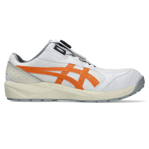 アシックスジャパン（株） 安全靴・作業靴 ウィンジョブ CP229 1273A123 ホワイト×サンピーチ ＷＩＮＪＯＢ　ＣＰ２２９　ＢＯＡ 1273A123.100 26.5 (CP229)