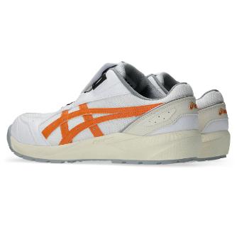 アシックスジャパン（株） 安全靴・作業靴 ウィンジョブ CP229 1273A123 ホワイト×サンピーチ ＷＩＮＪＯＢ　ＣＰ２２９　ＢＯＡ 1273A123.100 27.0 (CP229)