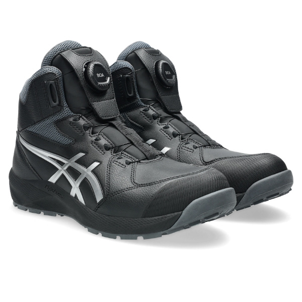 アシックスジャパン（株） 安全靴・作業靴 ウィンジョブ CP314 1273A124 ブラック×ピュアシルバー ＷＩＮＪＯＢ　ＣＰ３１４　ＢＯＡ 1273A124.001 25.0 (CP314)