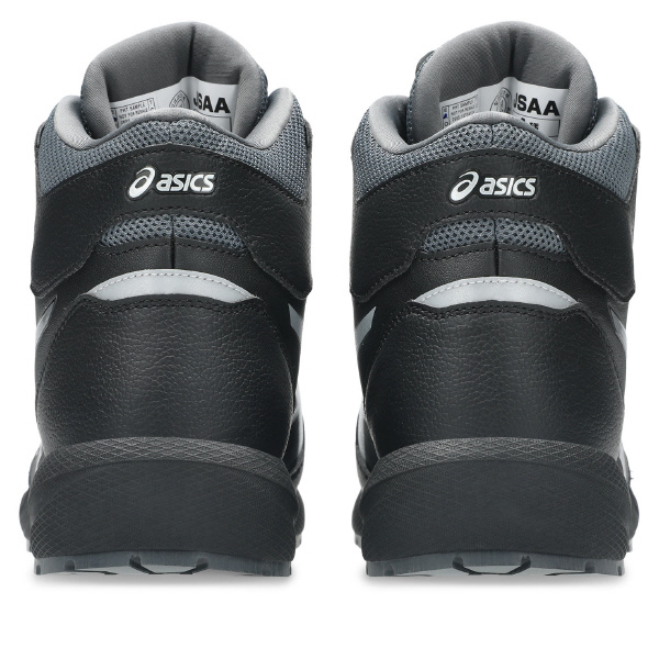 アシックスジャパン（株） 安全靴・作業靴 ウィンジョブ CP314 1273A124 ブラック×ピュアシルバー ＷＩＮＪＯＢ　ＣＰ３１４　ＢＯＡ 1273A124.001 25.0 (CP314)