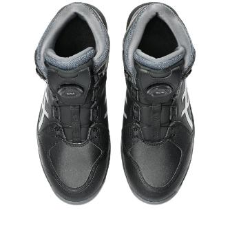 アシックスジャパン（株） 安全靴・作業靴 ウィンジョブ CP314 1273A124 ブラック×ピュアシルバー ＷＩＮＪＯＢ　ＣＰ３１４　ＢＯＡ 1273A124.001 25.0 (CP314)