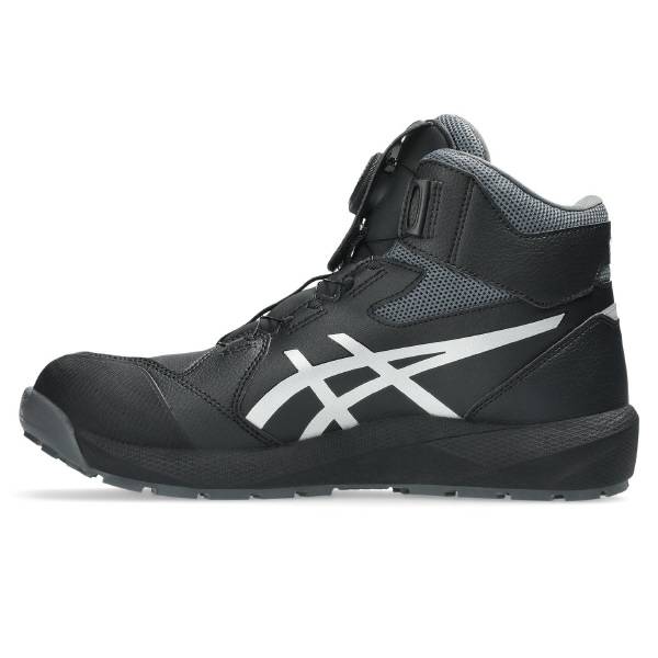 アシックスジャパン（株） 安全靴・作業靴 ウィンジョブ CP314 1273A124 ブラック×ピュアシルバー ＷＩＮＪＯＢ　ＣＰ３１４　ＢＯＡ 1273A124.001 25.0 (CP314)