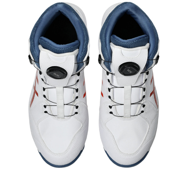 アシックスジャパン（株） 安全靴・作業靴 ウィンジョブ CP314 1273A124 ホワイト×チェリートマト ＷＩＮＪＯＢ　ＣＰ３１４　ＢＯＡ 1273A124.100 28.0 (CP314)