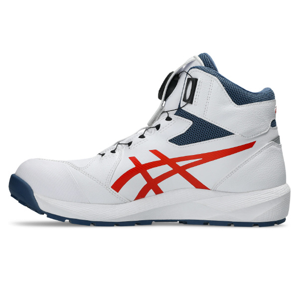 アシックスジャパン（株） 安全靴・作業靴 ウィンジョブ CP314 1273A124 ホワイト×チェリートマト ＷＩＮＪＯＢ　ＣＰ３１４　ＢＯＡ 1273A124.100 28.0 (CP314)