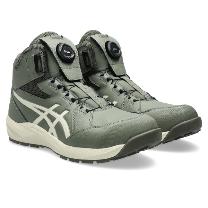 アシックスジャパン（株） 安全靴・作業靴 ウィンジョブ CP314 1273A124 ライケングリーン×バーチ