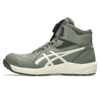 アシックスジャパン（株） 安全靴・作業靴 ウィンジョブ CP314 1273A124 ライケングリーン×バーチ ＷＩＮＪＯＢ　ＣＰ３１４　ＢＯＡ 1273A124.300 28.0 (CP314)