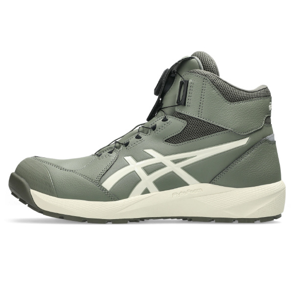 アシックスジャパン（株） 安全靴・作業靴 ウィンジョブ CP314 1273A124 ライケングリーン×バーチ ＷＩＮＪＯＢ　ＣＰ３１４　ＢＯＡ 1273A124.300 28.0 (CP314)